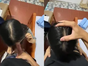 Xin má qua nhà bạn học thêm, học sinh nữ c3 bị anh người yêu xả tinh trùng vào mồm